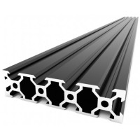 V-Slot 2080 1000mm - Black Anodized