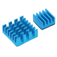 Raspberry Pi Heatsink - Blue (Set of 2)