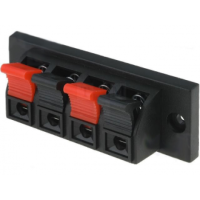 Push Terminal Stereo - Panel Mount (70mm)
