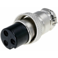 Microphone Connector Female 3-Pin - for Cable
