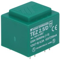 Μετασχηματιστής 230V/12V 2.5VA