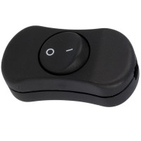Rocker Switch ON-OFF 3A/250VAC Μαύρο