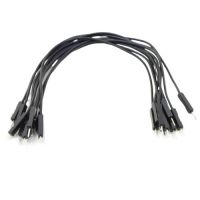 Jumper Wires 15cm Male to Male - Pack of 10 Black