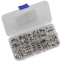 Glass Fuse 5x20 Assortment Kit 0.25-20A - 100pcs