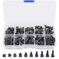 Tact Switch Assortment Kit 6x6mm 4pins - 200pcs