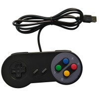 Gamepad USB Controller Retro SNES - Black