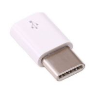 USB micro to USB-C Adapter - White