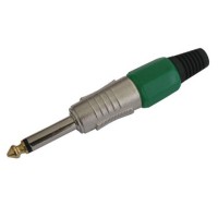 Jack Mono 6.35mm HQ Πράσινο (Αρσενικό)