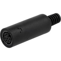 MiniDIN 8-Pin Connector Female for Cable