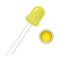 LED Diffused 10mm Κίτρινο