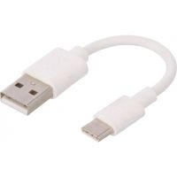 Καλώδιο USB A Αρσενικό σε C Αρσενικό - 0.1m Λευκό