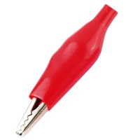 Alligator Clip 28mm for Soldering - Red