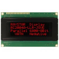 Basic 20x4 Character LCD - Red on Black 5V