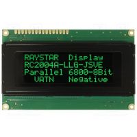 Basic 20x4 Character LCD - Green on Black 5V