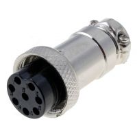 Microphone Connector Female 8-Pin - for Cable