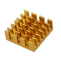 Heatsink 14x14x6mm Aluminium - Orange
