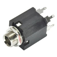 Audio Jack 6.35mm Stereo Female Long (Panel Mount) - PJ-629HAN