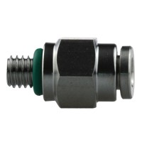 Stainless Steel Push Fit Connector 4mm M6 - PC4-M6