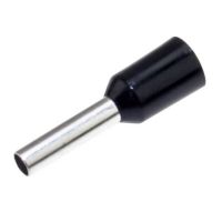 Bootlace Ferrule Insulated 1.5mm L8mm - Black - Pack of 100