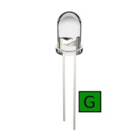 LED Διάφανο 5mm Πράσινο