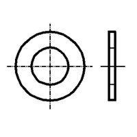 Ροδέλα M4 Ανοξείδωτη A4 - Ø10mm