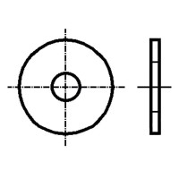 Ροδέλα M4 Ανοξείδωτη A4 - Ø12mm