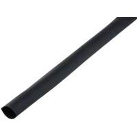 Θερμοσυστελλόμενο με Κόλλα 3.2/1.6mm Μαύρο - 1m