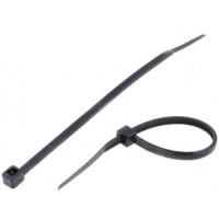 Δεματικά 160mm/2.5mm Μαύρα - 100τμχ
