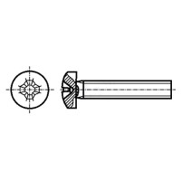 Βίδα M3 - L12mm DIN7985 - 100τμχ