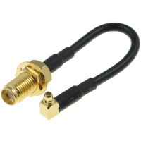 MCX Jack to SMA RF Cable Adapter