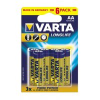 Battery Varta 1.5V AA LR6 (6pack)