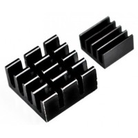Raspberry Pi Heatsink - Black (Set of 2)