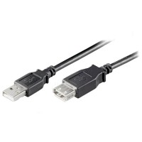 Καλώδιο USB 2.0 A Αρσενικό σε A Θηλυκό 5m Μαύρο