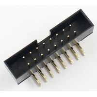 IDC Connector 2x8 Pin Male Angle