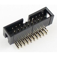IDC Connector 2x10 Pin Male Angle