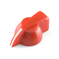 Red Chicken Head Knob - 14x20mm