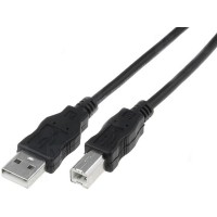 Καλώδιο USB 2.0 A σε B 1m Μαύρο