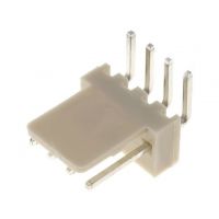 Molex Connector Male 4-Pin 2.54mm (Angled)