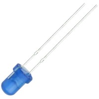 LED Diffused 3mm Μπλέ
