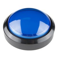 Big Dome Push Button - Blue