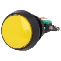 Dome Push Button 44mm - Yellow