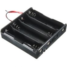 Battery Holder - 4x18650 (wire leads)