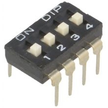 DIP Switch - 4 Position (Low Profile)