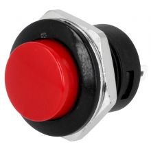Momentary Button 16mm - Panel Mount (Red)
