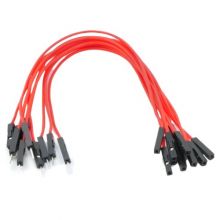 Jumper Wires 15cm Female to Male - Pack of 10 Red