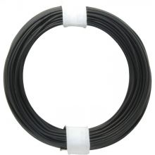 PVC Solid Core Wire 0.20mm2 - Black 10m