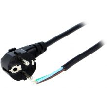 Cable Power AC Plug 3P to Wire - 6A 1.8m