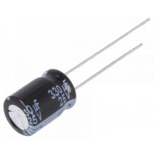 Electrolytic Capacitor 25V 330uF - Low Imp