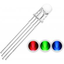LED Clear 5mm RGB - Common Cathode
