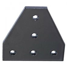 Joining Plate T 5 Holes - Black